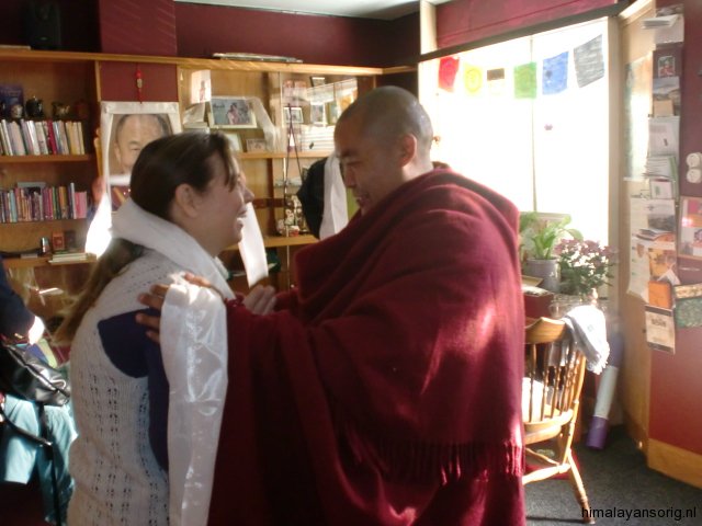 Lama Jampa met Voorzitster